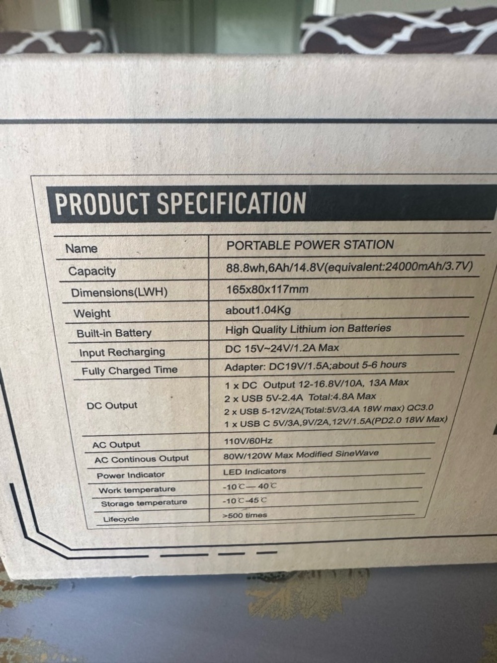 MARBERO Portable Power Supply - Black with Lime Green Accents NWT - Picture 5 of 11